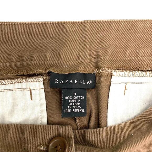 Rafaella Skimmer Women's size 8 Dark Brown Denim Jean Shorts - Picture 3 of 3